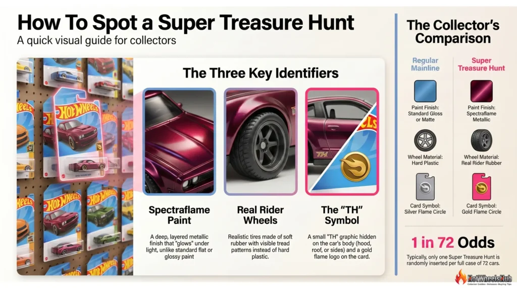 Mastering the Hunt: Identifying Super Treasure Hunt Hot Wheels
