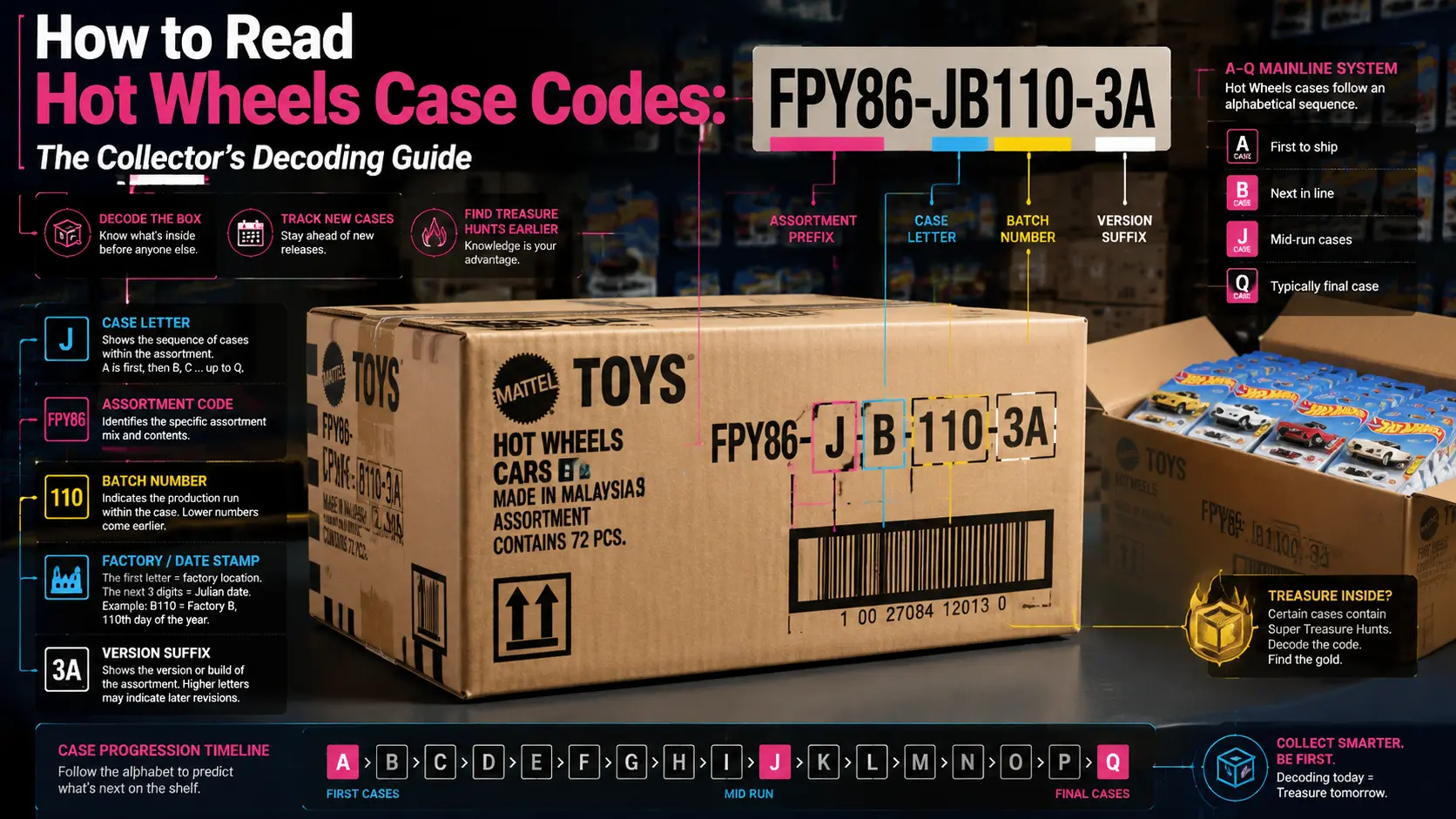 How to Read Hot Wheels Case Codes: Full Guide