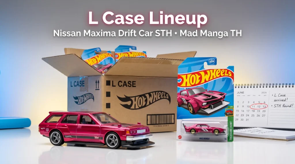 Hot Wheels L Case Nissan Maxima STH