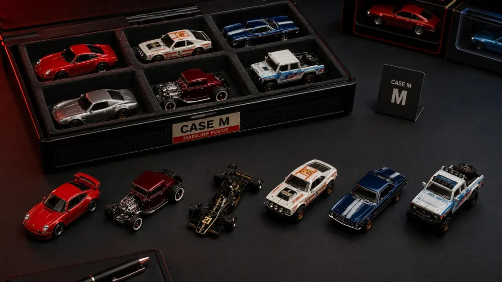 Hot Wheels Case M mainline focus