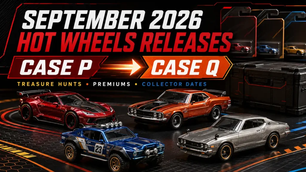 September 2026 Hot Wheels releases with Case P and Case Q collector watchlist