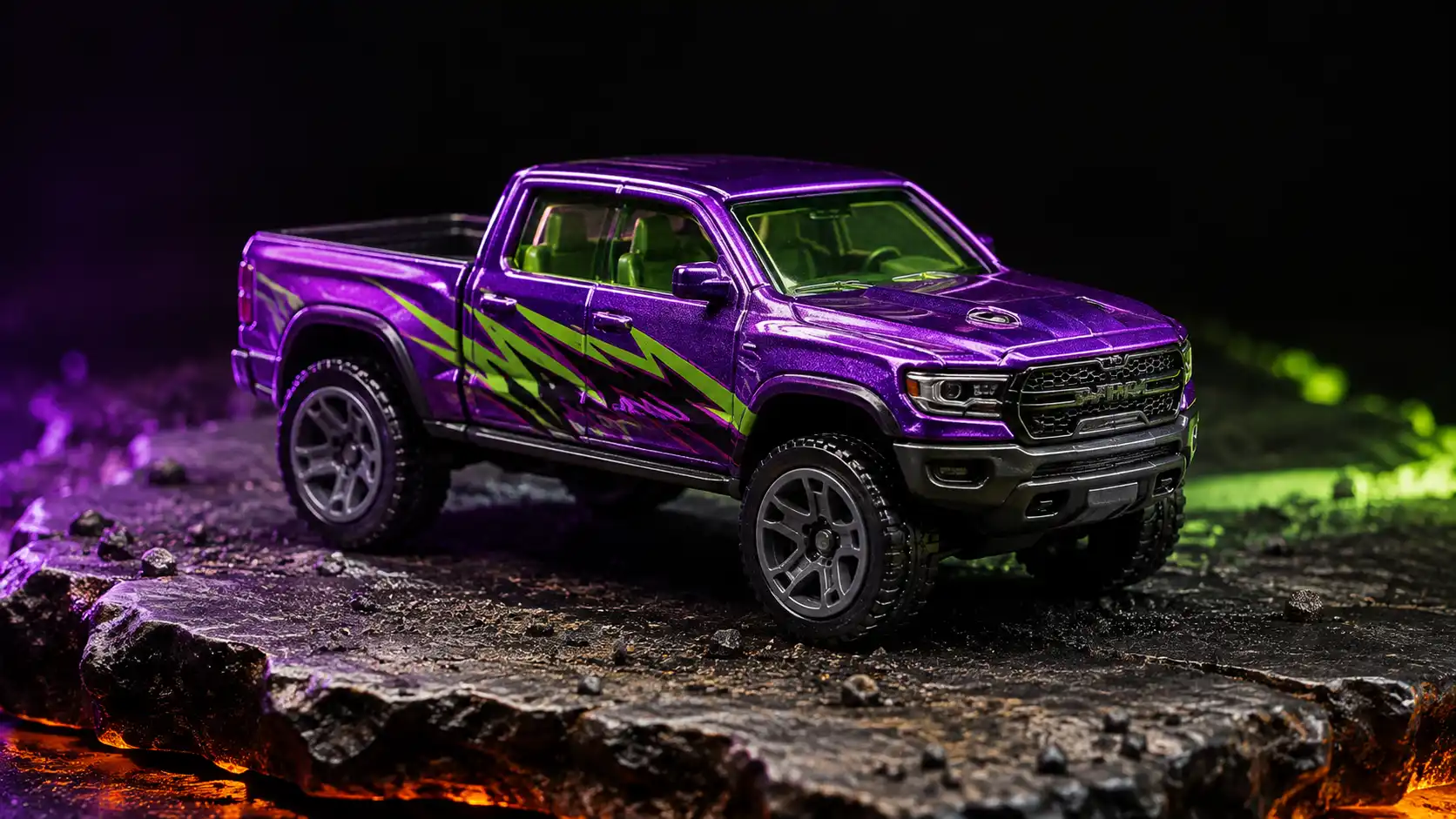 2026 Hot Wheels '23 Ram 1500 Super Treasure Hunt in Spectraflame Purple